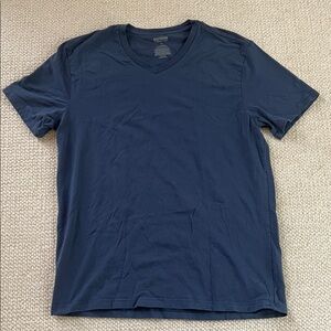 Banana Republic Deep Blue V-Neck Tee